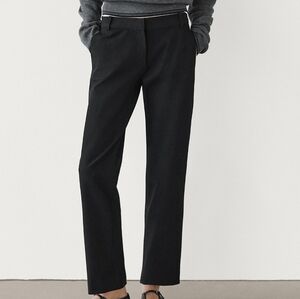 Massimo Dutti Women's Textured Straight Pant Wool blend Size 6